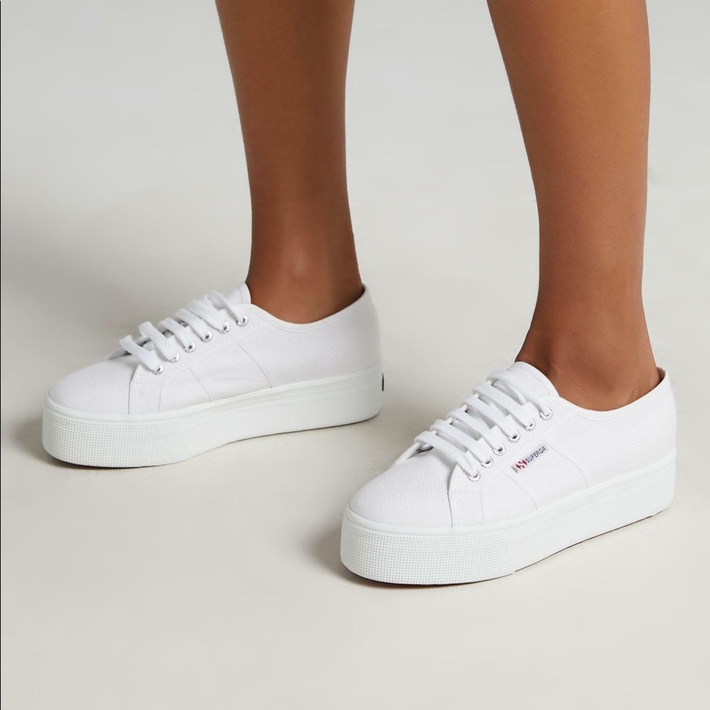 New In Box Superga Platform Sneakers 2790